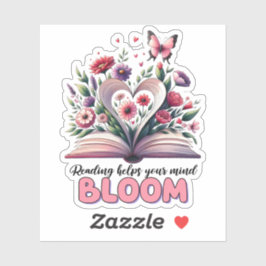 読の心救済の開花 シール