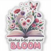 読の心救済の開花 シール (正面)