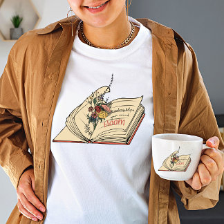 読の心救済開花ワイルドフラワー女性 Tシャツ