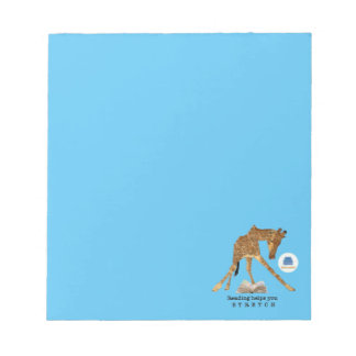 読の救済You Stretch Giraffe Notepad ノートパッド