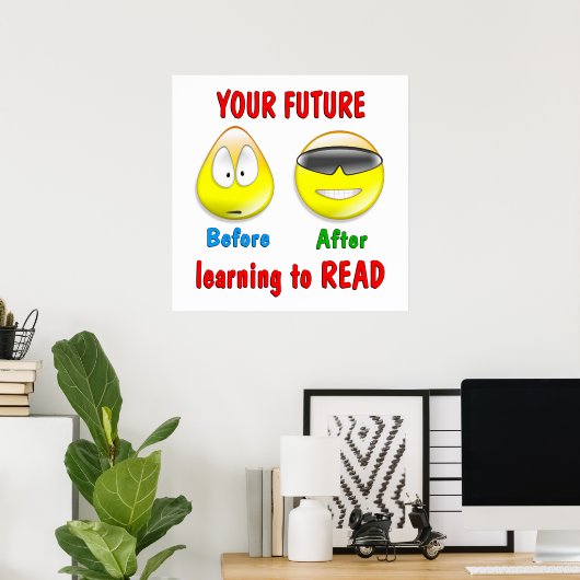 読の未来 ポスター (ホームオフィス)