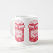 読の本は私のジャムだ コーヒーマグカップ (正面左)