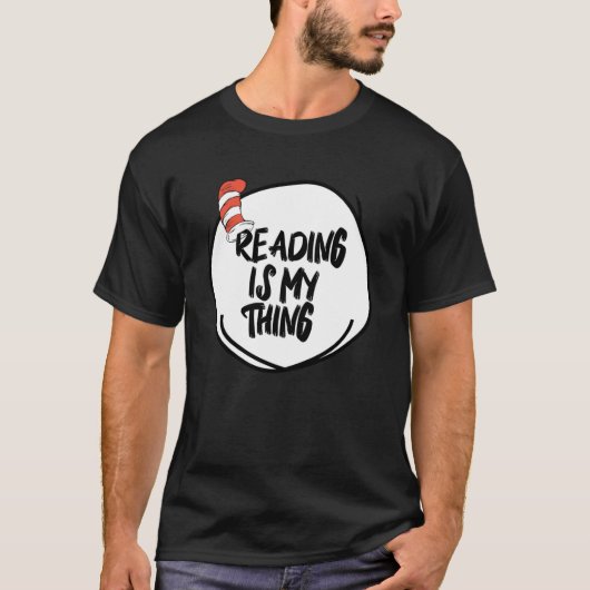 読の本は私のThing Bookwormの読本だ Tシャツ (正面)