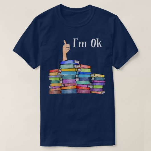 読の本好きI'm Ok National Book Lovers Da Tシャツ (デザイン正面)