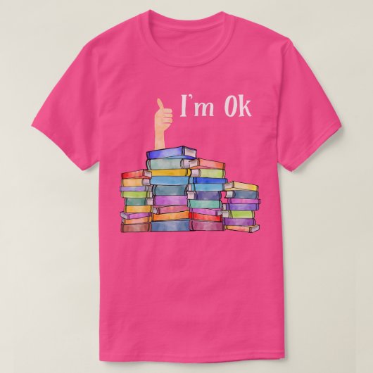 読の本好きI'm Ok National Book Lovers Da Tシャツ (デザイン正面)