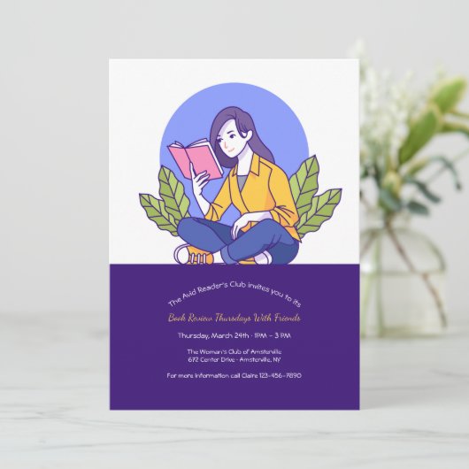読の本 – Book Club 招待状 (スタンド正面)