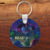 読の雪だるまアー読トキーチェーン キーホルダー (正面)