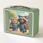 読の、スペル、バックパックとスマイル メタルランチボックス (裏面)