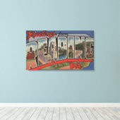 読の,ペンシルバニア州 – ラージレターシーン2 キャンバスプリント (インサイチュ (ウッドフロア))