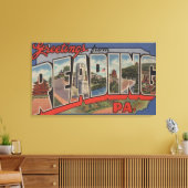 読の,ペンシルバニア州 – ラージレターシーン2 キャンバスプリント (インサイチュ (リビング))