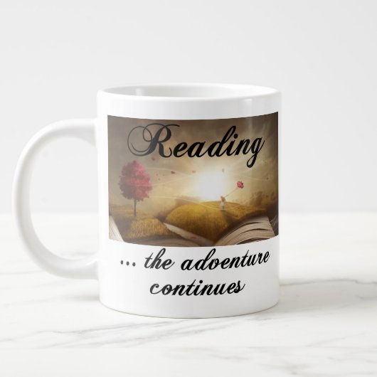 読の、冒険は続く ジャンボコーヒーマグカップ (左)
