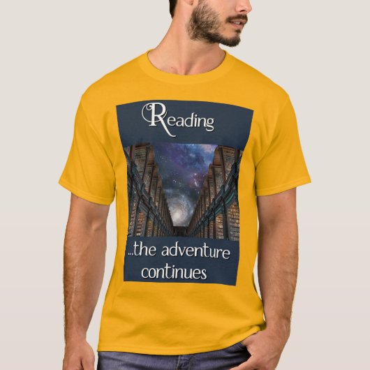 読の、冒険は続く Tシャツ (正面)