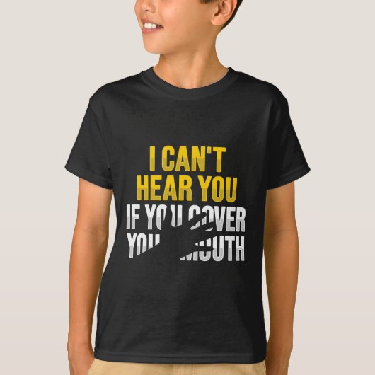 読のAslハンドジェスチャーろう難聴が待ち受けている Tシャツ (正面)