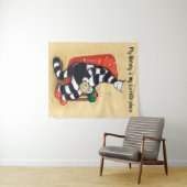 読のCatおもしろいライブラリ タペストリー (インサイチュ(横))