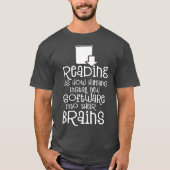 読のHumans Install Software into Brains Tシャツ (正面)