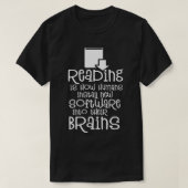読のHumans Install Software into Brains Tシャツ (デザイン正面)