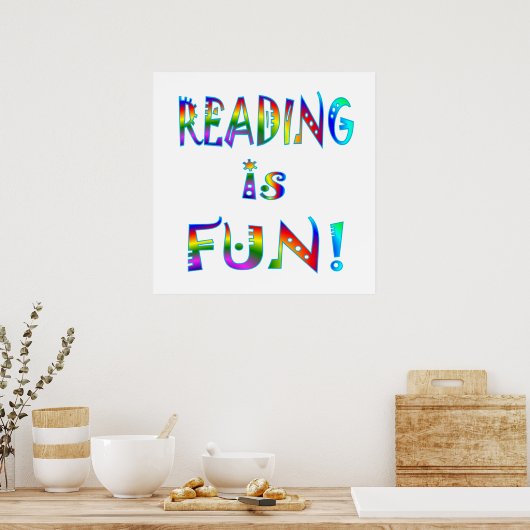 読はおもしろい ポスター (キッチン)