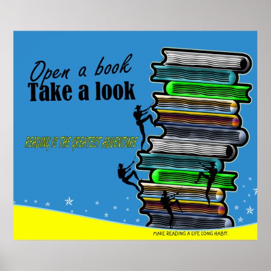 読はアドベンチャー素晴らしポスター ポスター (正面)