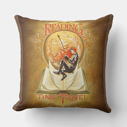 読はタイムトラベル クッション (正面)