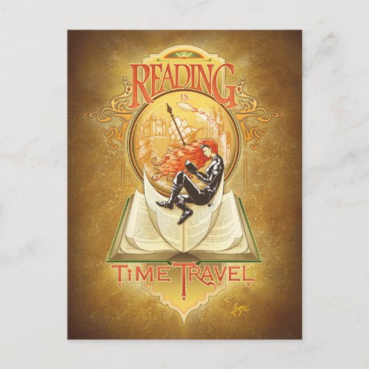 読はタイムトラベル ポストカード (正面)