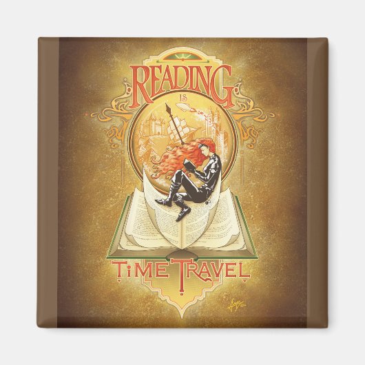 読はタイムトラベル マグネット (正面)