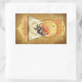 読はタイムトラベル 長方形シール (バッグ)