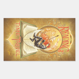 読はタイムトラベル 長方形シール