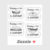 読は冒険するチケット- Sticker Pack 2 シール (シート)