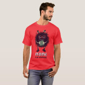 読は冒険のおもしろい先生 Tシャツ (正面フル)