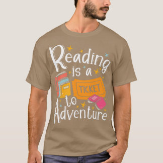 読は冒険本の恋人の贈り物のチケット Tシャツ