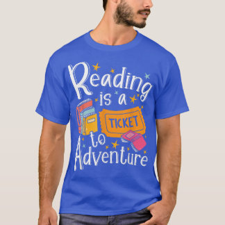 読は冒険本の恋人の贈り物のチケット Tシャツ