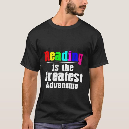 読は冒険素晴らしだ Tシャツ (正面)