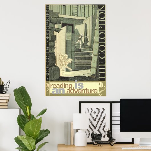 読は冒険 ポスター (ホームオフィス)