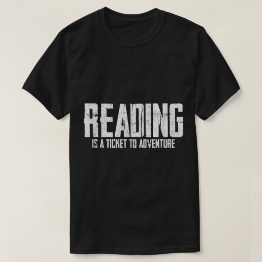 読は冒険Tシャツのコピーのチケット Tシャツ (デザイン正面)
