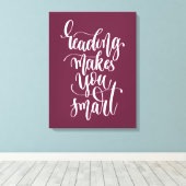 読は君を頭が切れる キャンバスプリント (インサイチュ (ウッドフロア))