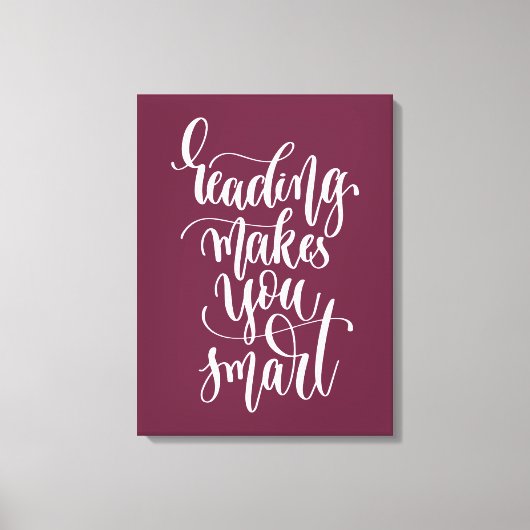 読は君を頭が切れる キャンバスプリント (正面)