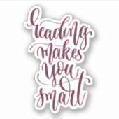 読は君を頭が切れる シール (正面)