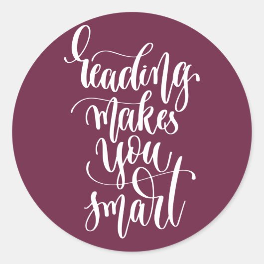 読は君を頭が切れる ラウンドシール (正面)