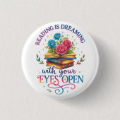 読は夢.... 缶バッジ (正面)