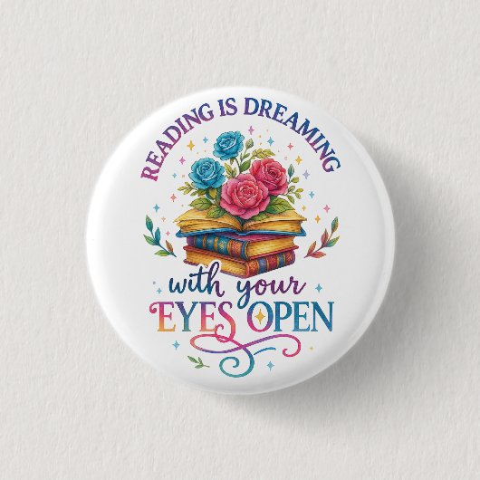 読は夢.... 缶バッジ (正面)