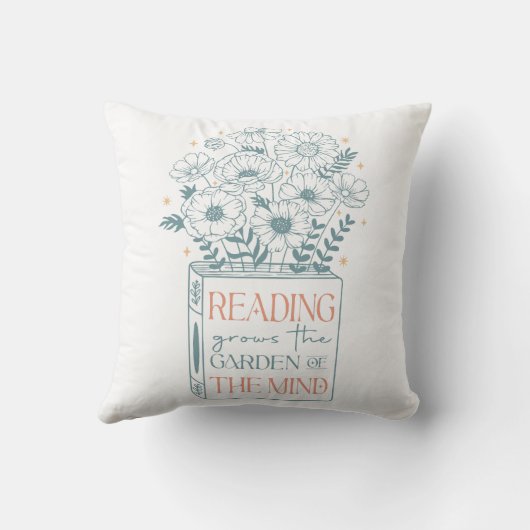 読は心の庭を育てる クッション (裏面)
