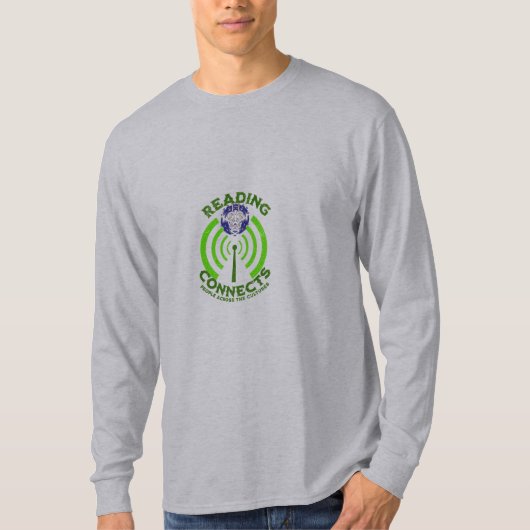 「読は文化を超えて人を結ぶ – Long Sl Tシャツ (正面)