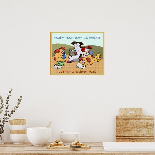 読は日々明るい ポスター (キッチン)
