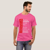 読は本当に日本の簡単あなたの頭のSidをターン Tシャツ (正面フル)