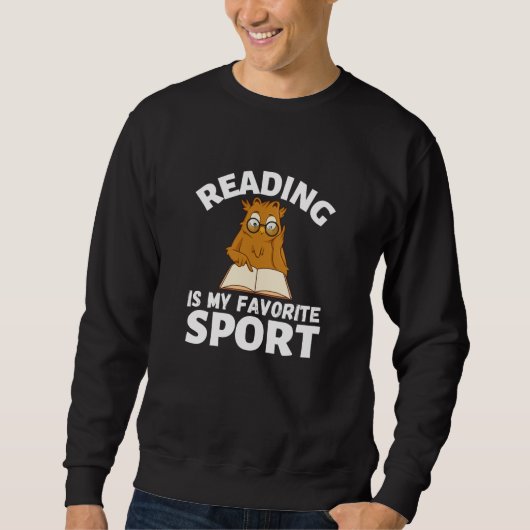読は私のお気に入りのスポーツ読だ スウェットシャツ (正面)