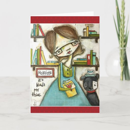 読は私のものだ – ノートカ空白のード カード (正面)