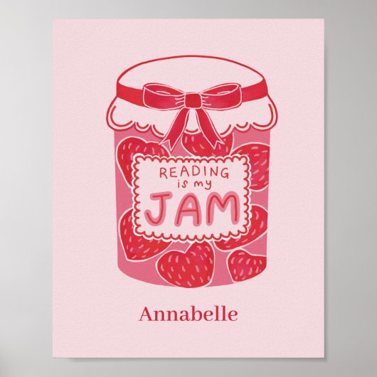 読は私のジャム本好き ポスター (正面)