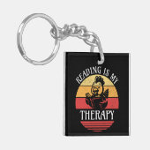 読は私のセラピーの本おもしろいのチ読キン キーホルダー (正面左)