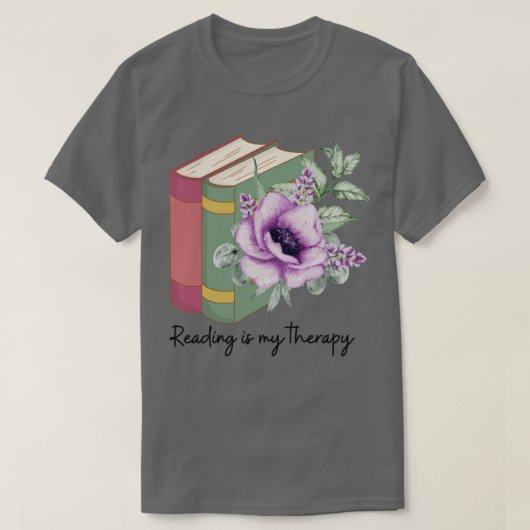 読は私のセラピー17 Tシャツ (デザイン正面)