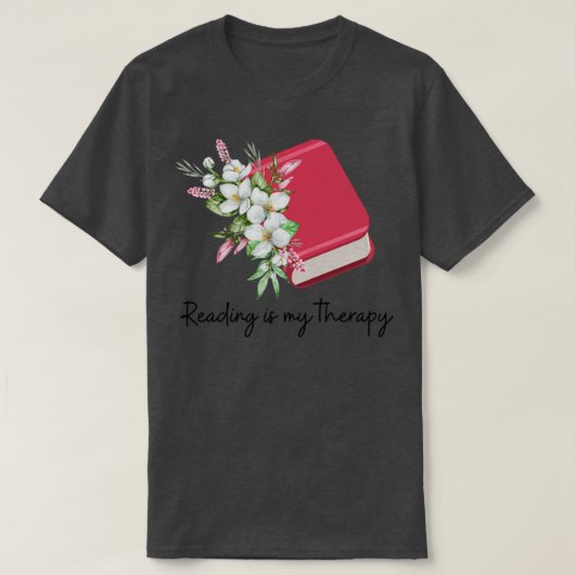 読は私のセラピー19 Tシャツ (デザイン正面)